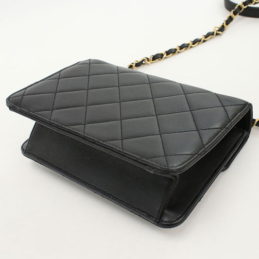 CHANEL Chain Matrasse Shoulder bag lambskin Women