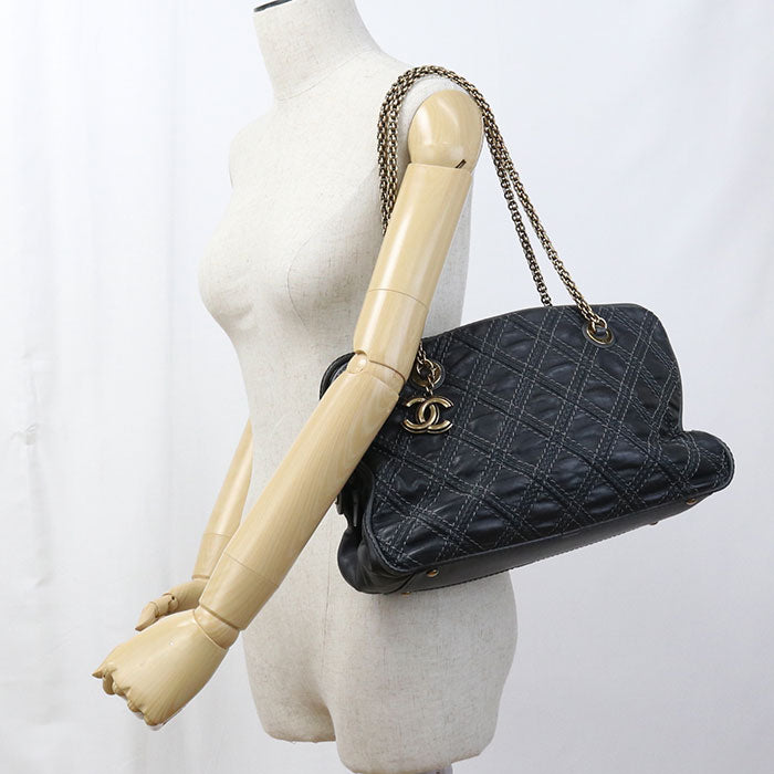 CHANEL Chain Tote bag leather 15164556 Women