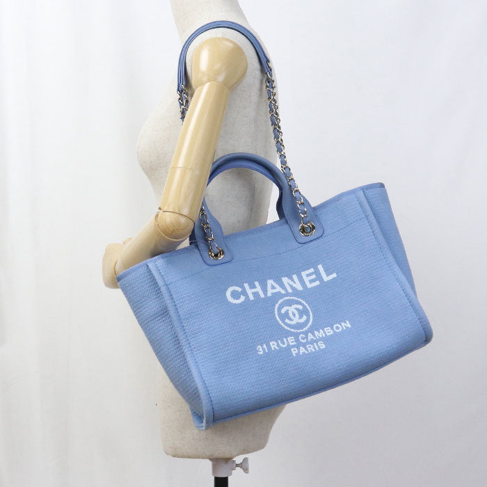 CHANEL 2WAY Deauville AS3257 Tote Bag canvas G00EE640 Women