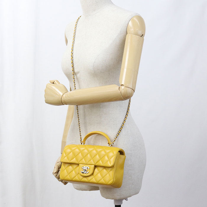 CHANEL 2WAY Matrasse Handbag / lambskin HXCA63A8 Women