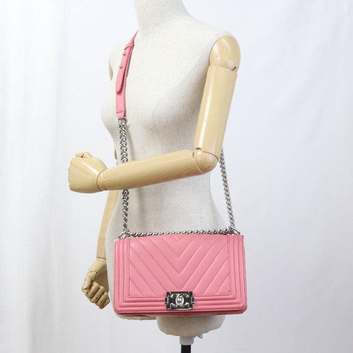 CHANEL Chain Boy chanel A67086 Shoulder bag / lambskin 22083450 Women