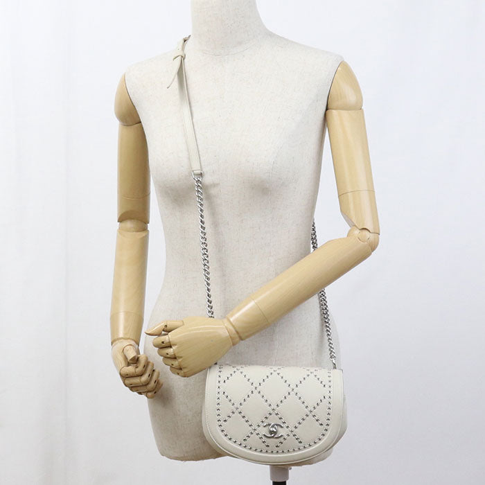 CHANEL Chain Diagonal Shoulder bag leather 25142648 Women