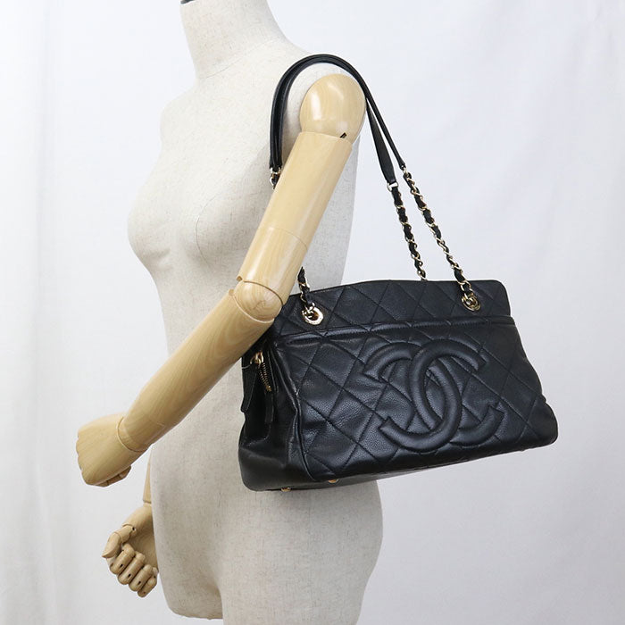CHANEL Chain Matrasse Tote bag / caviar 17347641 Women