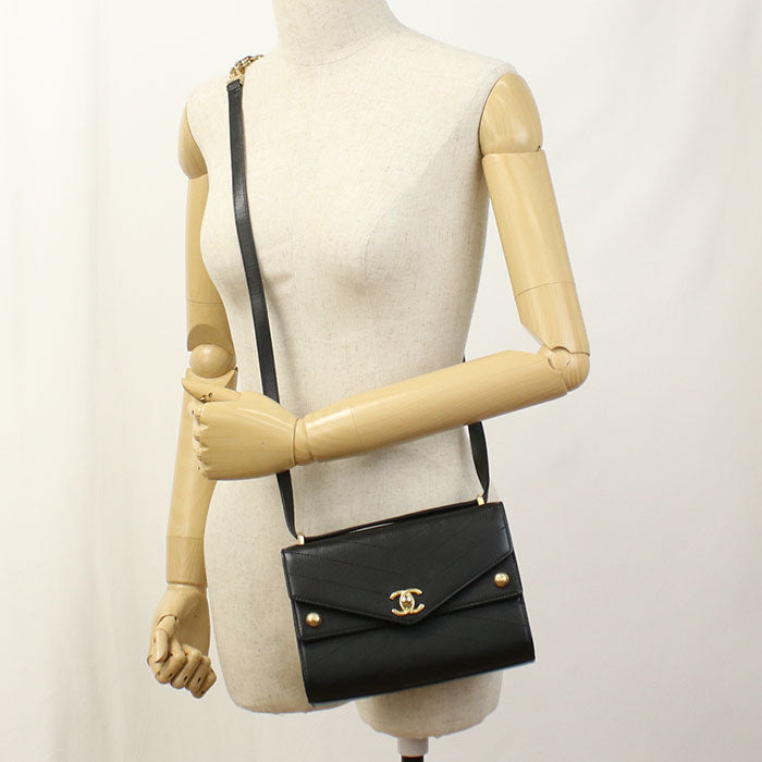 CHANEL Chain Shoulder bag Chevron Shoulder bag leather 27202596 Women
