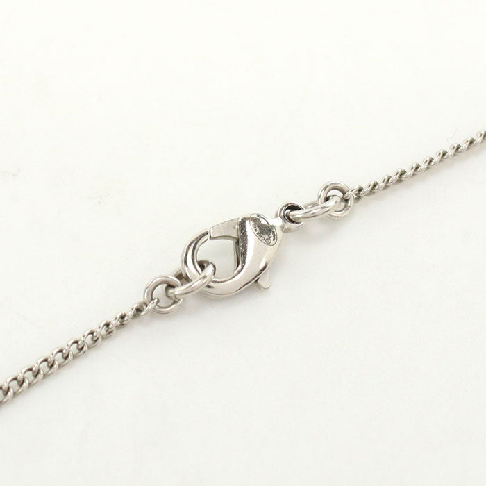 CHANEL Rhinestone COCO Mark Necklace metal Women