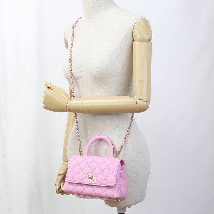 CHANEL 2WAY Matrasse Handbag / caviar TN771CJ7 Women