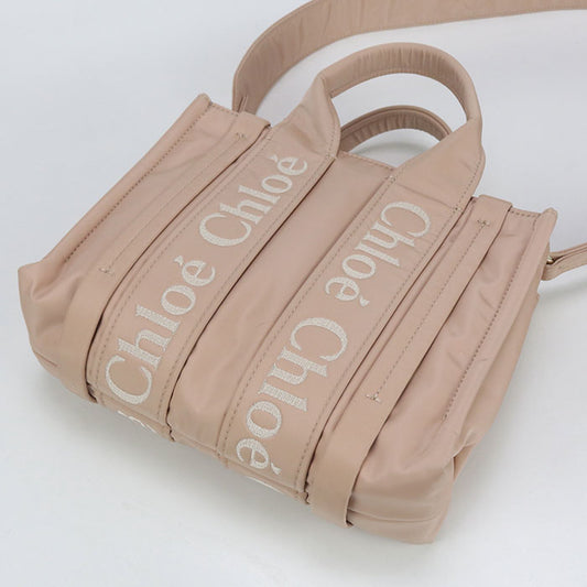 CHLOE Small 2WAY Woody Tote Bag Nylon Women