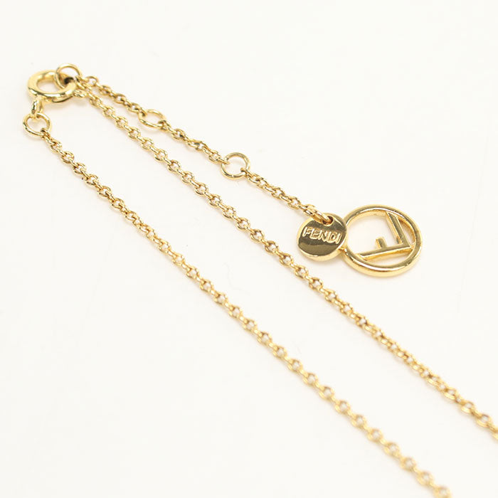 FENDI F is Fendi 8AG735 6DM F089U Necklace metal/Ji Luconia Women