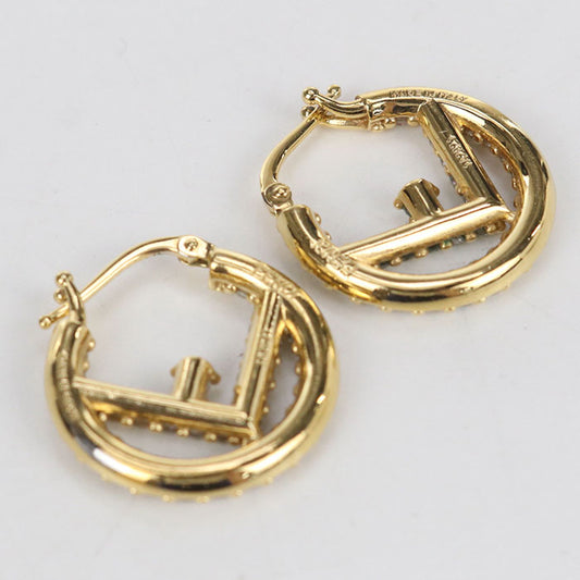 FENDI F is Fendi Pierce metal Women