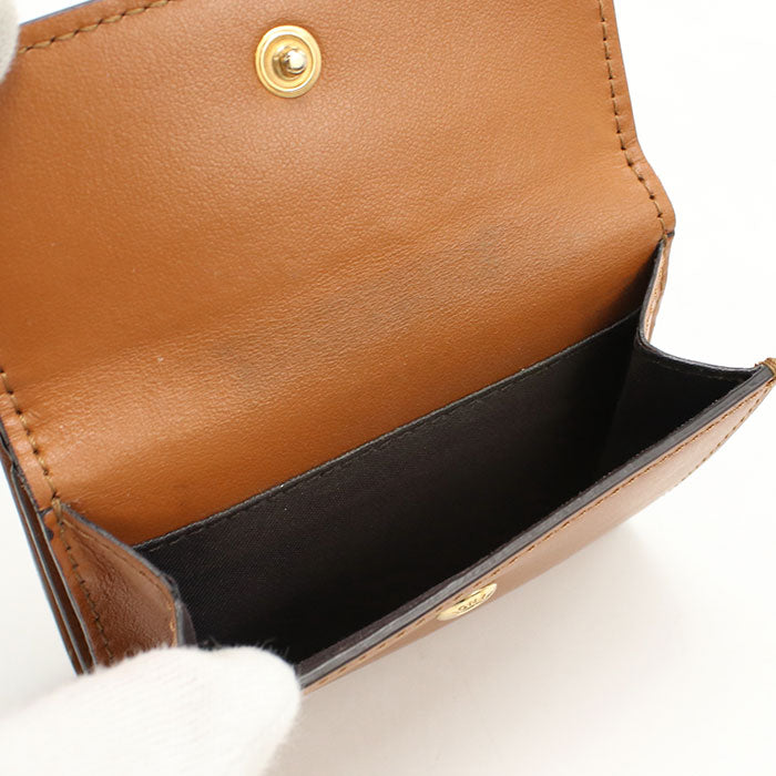 FENDI 8M0395 Tri-fold wallet Calfskin Women's