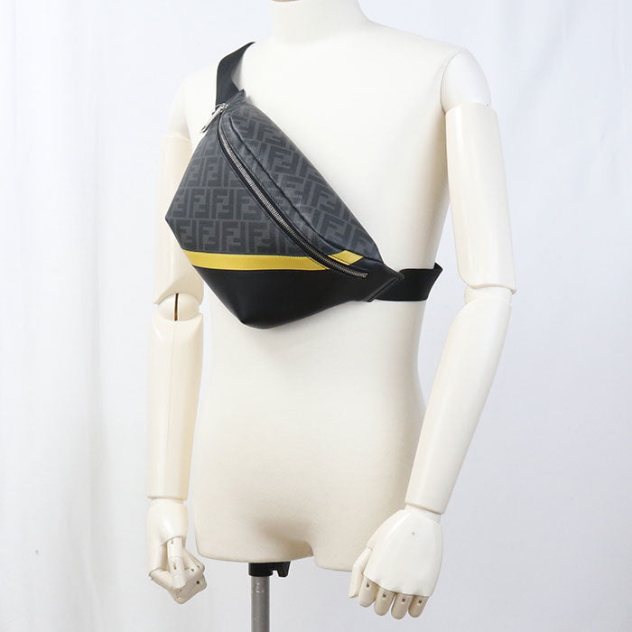 FENDI Belt bag Diagonal 7VA434 body bag PVC mens
