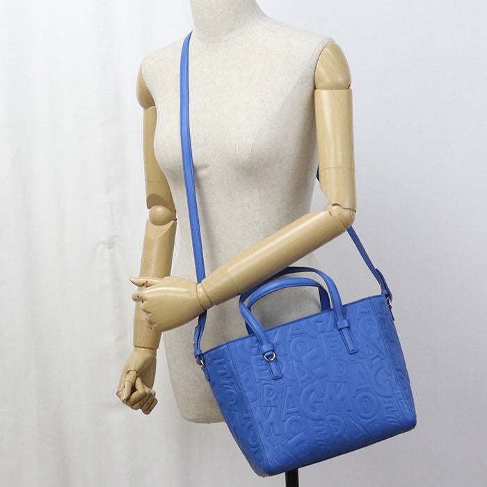 FERRAGAMO 2WAY 21 F963 Tote Bag Calfskin Women's