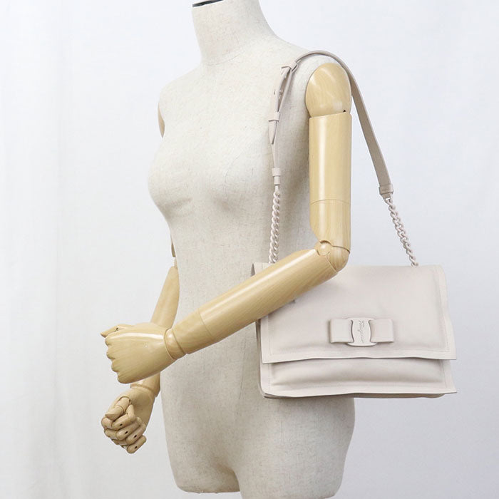 FERRAGAMO Chain Viva Valaribon 21 I287 Shoulder Bag lambskin Women's