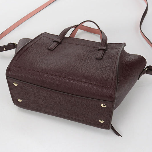 FERRAGAMO 2WAY Gancini 21 F478 Tote Bag Calfskin Women's