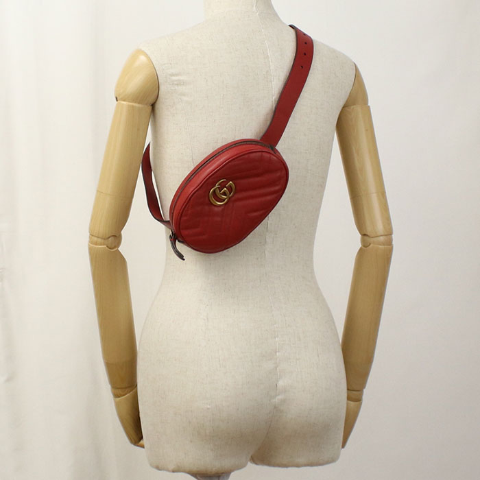GUCCI Belt bag GG Marmont 476434 body bag leather Women
