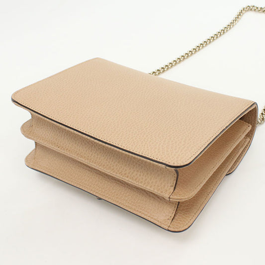 GUCCI Chain Interlocking G 510304 Shoulder bag leather Women