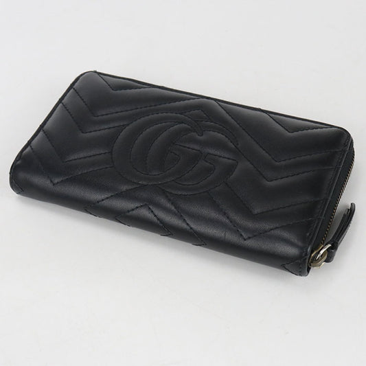 GUCCI Zip around wallet GG Marmont 443123 PurseZip Around leather Women's