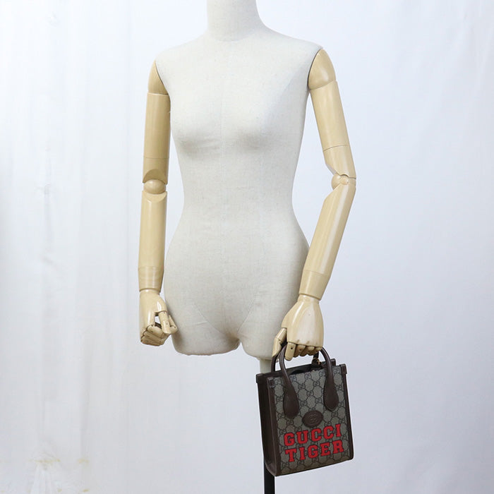 GUCCI 2WAY handbag Interlocking G GU82824 Tote Bag GG Supreme/2WAY handbag Women