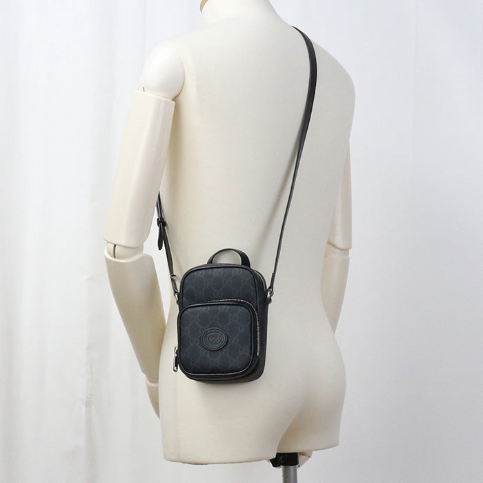 GUCCI Interlocking G GU92655 Shoulder Bag GG Supreme Canvas/Shoulder Bag mens