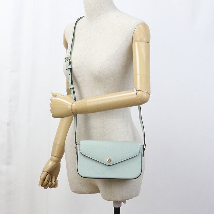 GUCCI GG Super Mini Shoulder GG Super 772794 Shoulder Bag leather/GG Super Mini Shoulder Women