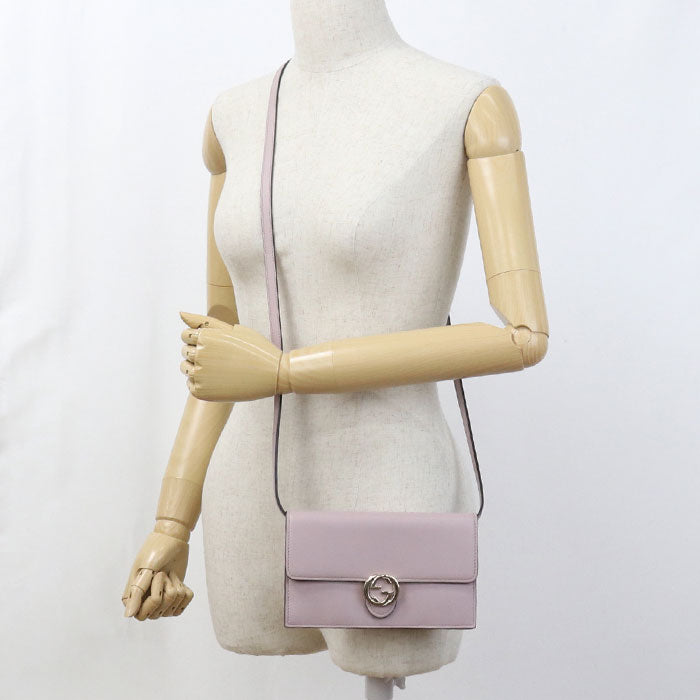 GUCCI Interlocking G 369664 Purse folio leather Women