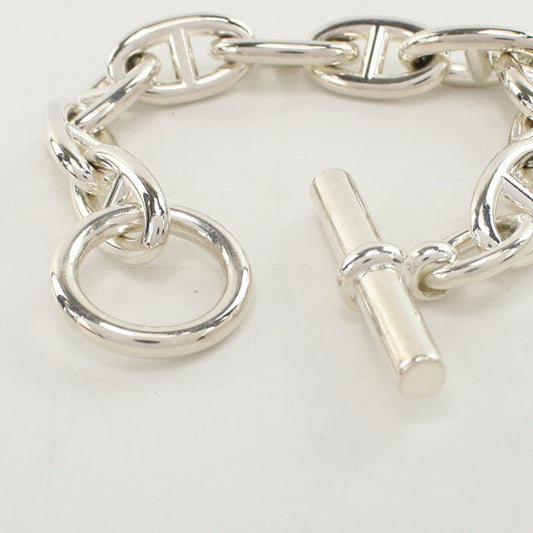 HERMES Chaine d'Ancre GM 10 frames Bracelet Silver925 Unisex