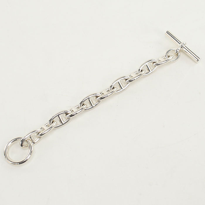 HERMES Chaine d'Ancre GM 10 frames Bracelet Silver925 Unisex