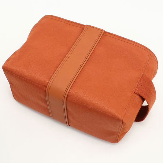 HERMES Second Creche de Toilette GM Akapu Luco business bag Towal chevron unisex