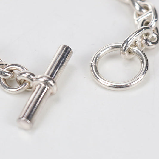 HERMES Chene Dunkel PM Bracelet Silver925 unisex