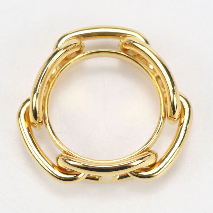 HERMES Legato 90 For Kare 90 Scarf ring metal Women's
