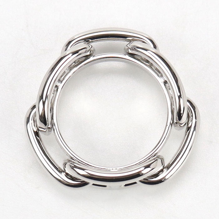 HERMES Legato 90 For Kare 90 Scarf ring metal Women's