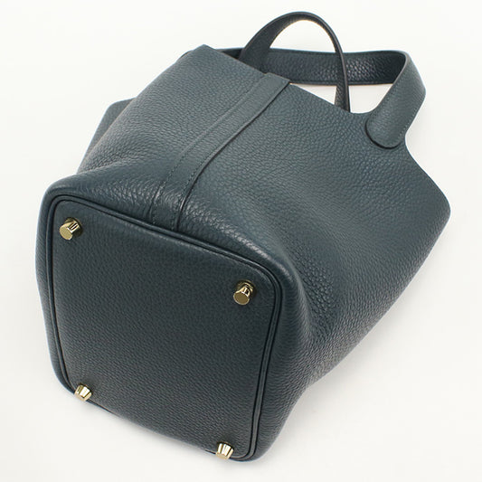 HERMES Picotan Lock PM Handbag Taurillon Clemence Women
