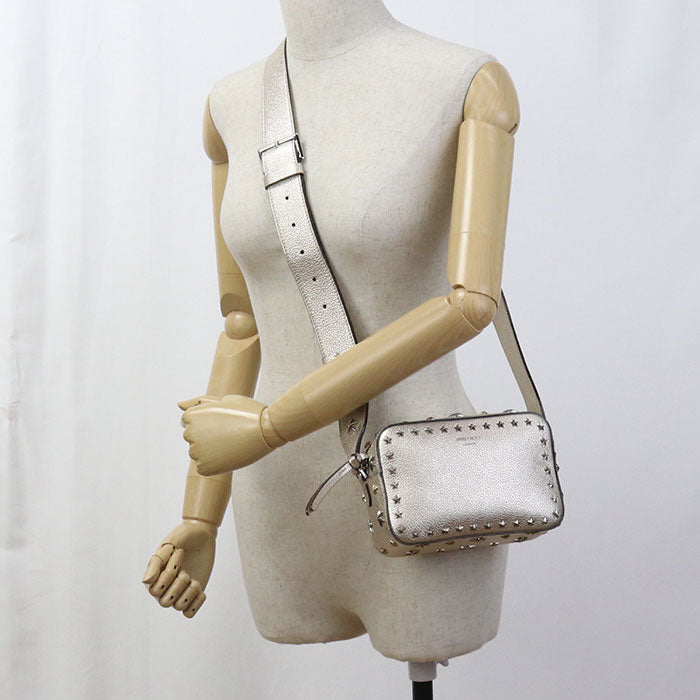 JIMMY CHOO Studs YZLFF6 Diagonal shoulder bag leather Women