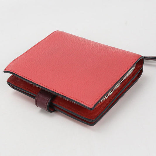 LOEWE Compact zip wallet anagram C660Z41X02 Bifold Wallet Calfskin Women's
