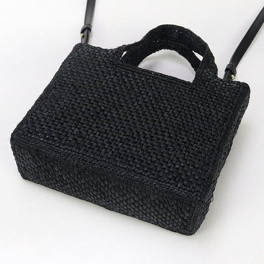 LOEWE Mini Tote Loewe Font ALF1V46X01 Handbag Raffia Women