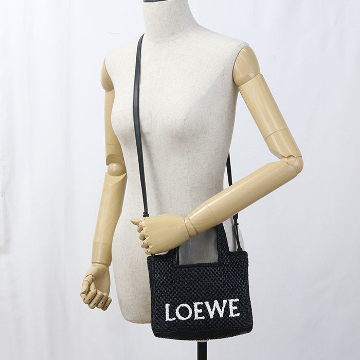 LOEWE Mini Tote Loewe Font ALF1V46X01 Handbag Raffia Women