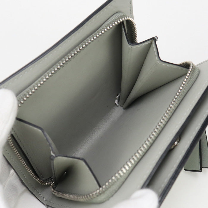 LOEWE Compact zip wallet puzzle Bi-fold wallet with coin purse Calfskin Women