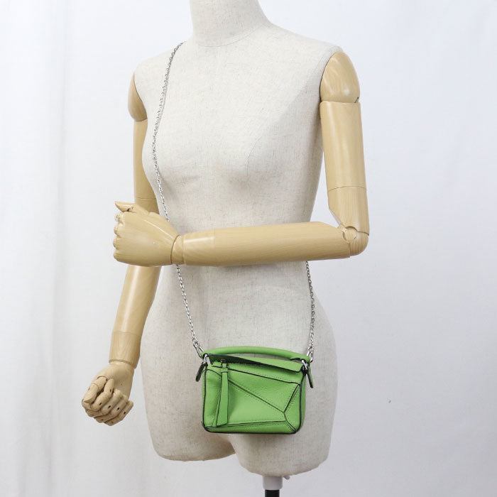 LOEWE Puzzle Bag Nano 2WAY Shoulder Bag leather Women