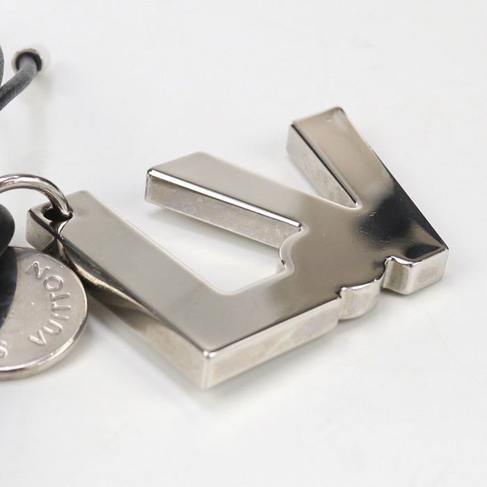 LOUIS VUITTON Porte-Cles LV Rope M66497 Key ring metal/leather mens