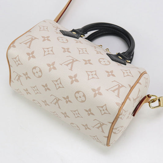LOUIS VUITTON Speedy Bandouliere 20 2WAY Monogram Dune Handbag PVC Women