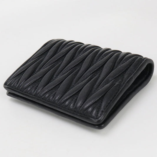 MIUMIU(OUTLET) Materasse 5MV204 AFPP F0002 Bifold Wallet leather Women