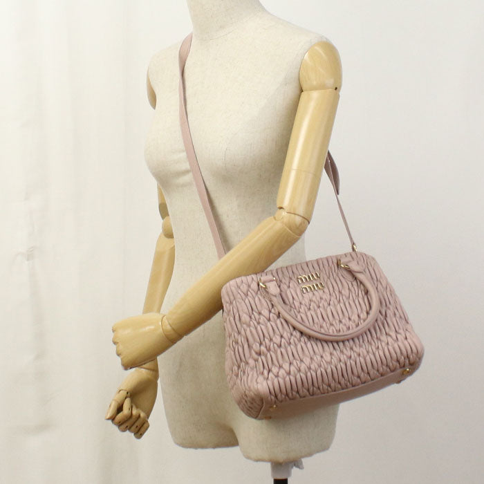 MIUMIU 2WAY Materasse Tote Bag/lambskin Women's