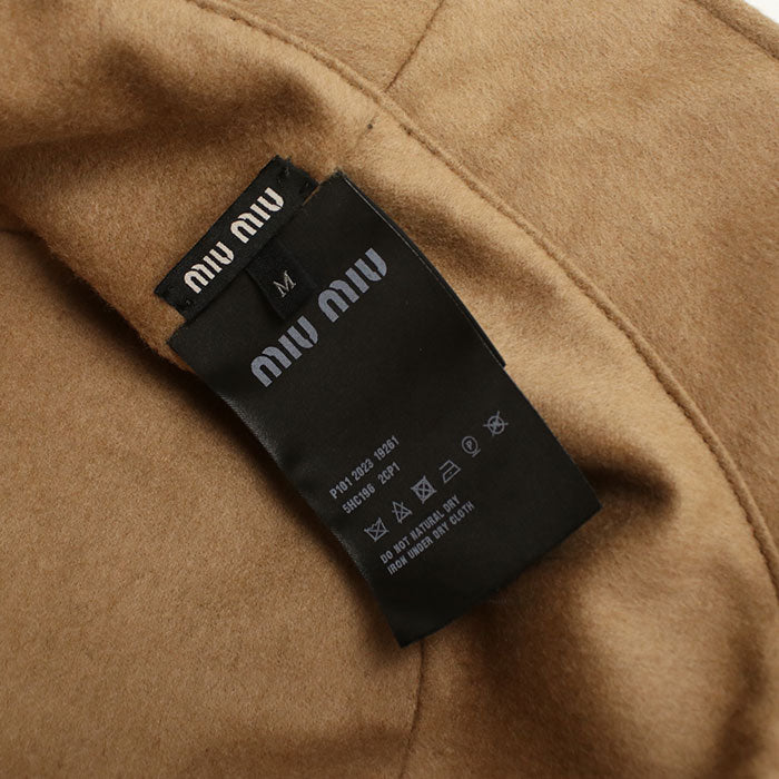 MIUMIU(OUTLET) Bucket hat 5HC196 2CP1 hat/Camel 100% unisex