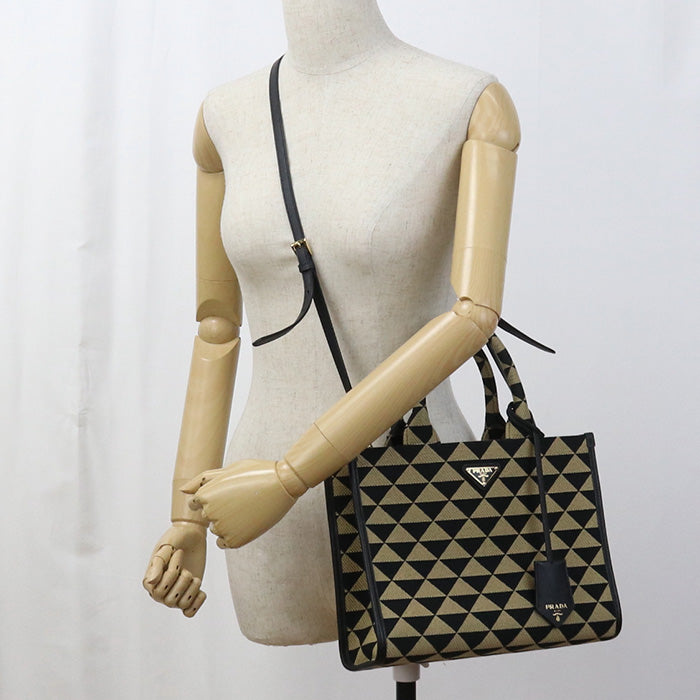 PRADA 2WAY 1BA354 Tote Bag canvas Women