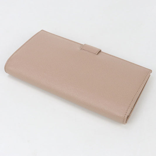 PRADA PR93636 Long wallet with double fold coin purse/Saffiano leather wallet Women