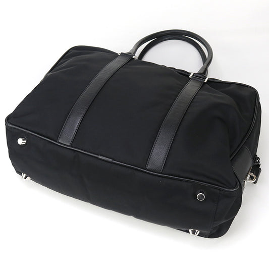 PRADA Business bag VA0702 Briefcase Nylon/Safiano leather mens
