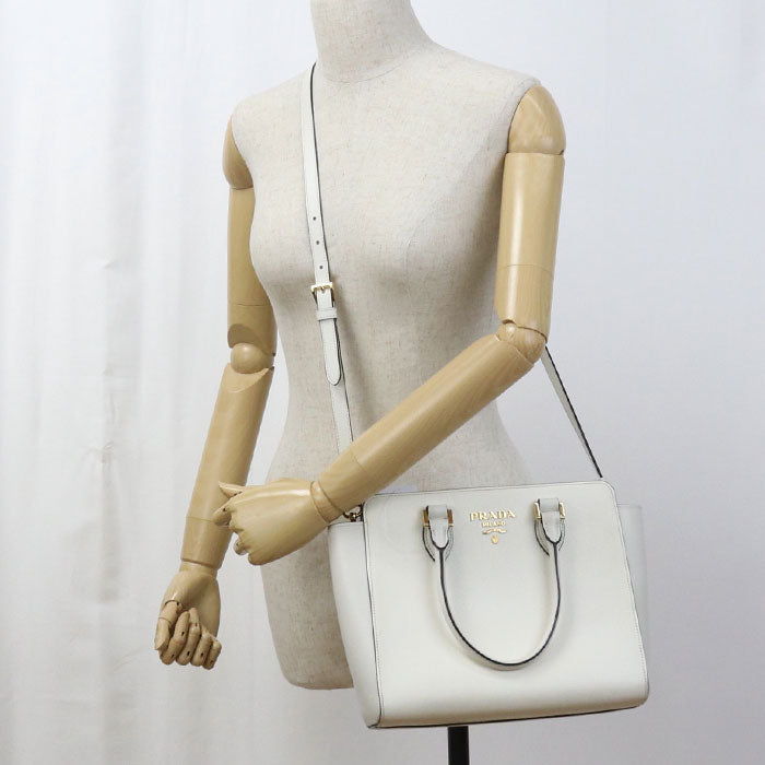 PRADA 2WAY 1BA113 Tote Bag leather Women