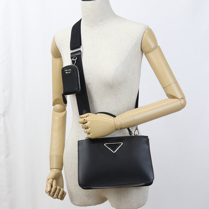 PRADA 2WAY 1BA314 2AIX F0XD9 Handbag Calfskin Women