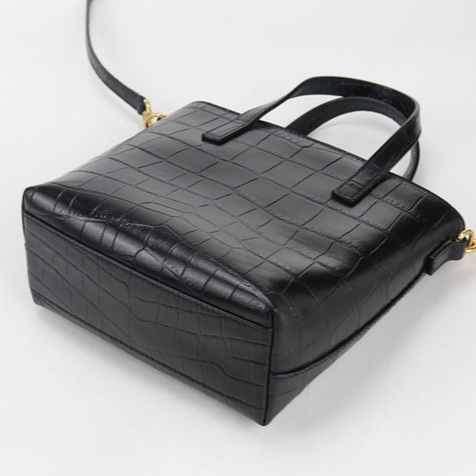 SAINT LAURENT Shopping 2WAY Mini Toy 712367 Handbag Calfskin Women's