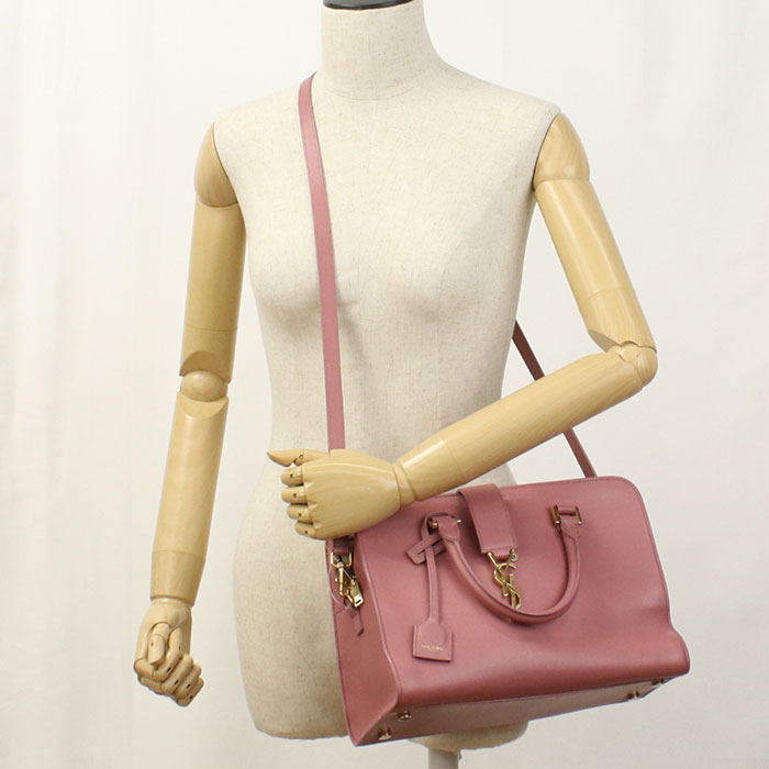 SAINT LAURENT 2WAY handbag Baby mosquito bus SL91329 Handbag leather/2WAY handbag Women